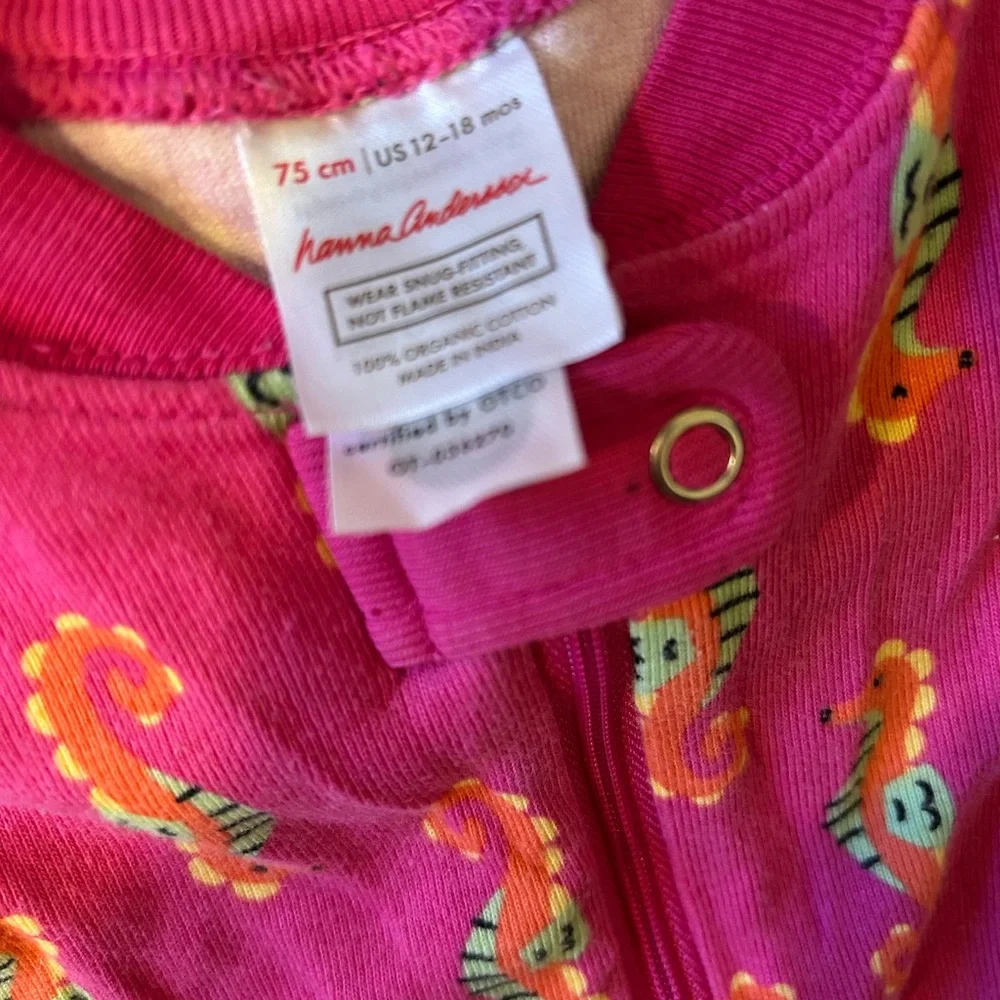 Hanna Andersson Kids short sleeve bodysuit Bundle 12-18months - Picture 2 of 16